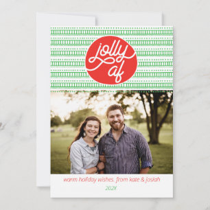 Jolly AF Helgdag Photo Card Julkort