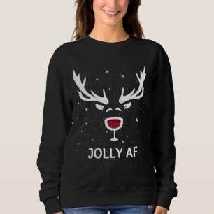 Jolly Af jul Vin Joke T Shirt