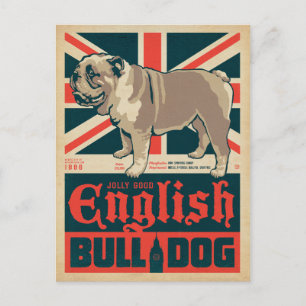 Jolly Bra English Bulldog Helg Vykort