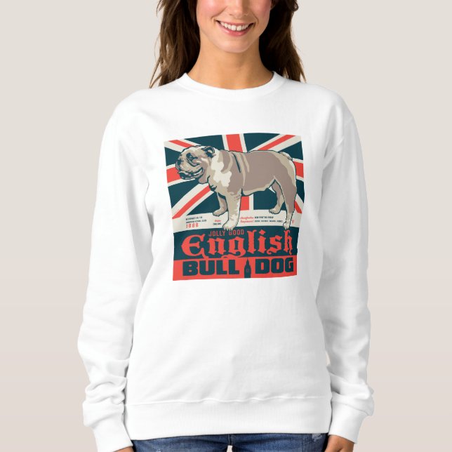 Jolly Bra English Bulldog T Shirt (Framsida)