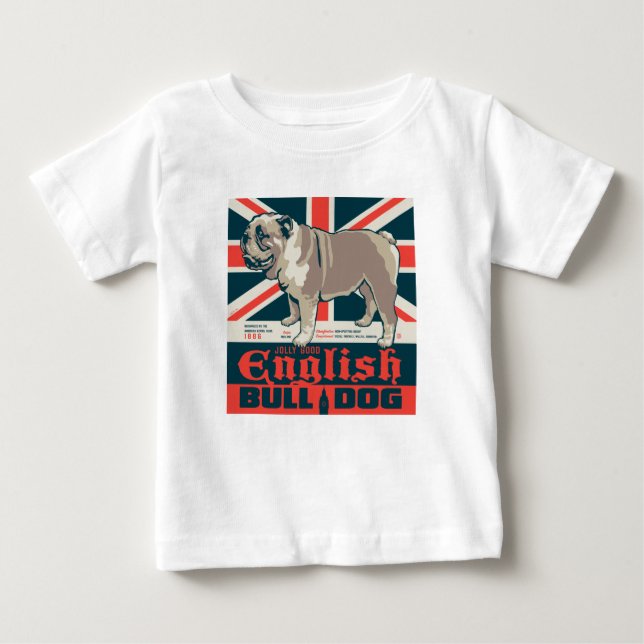 Jolly Bra English Bulldog T Shirt (Framsida)