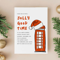 Jolly Bra Time London Red Telefon Box Santa Hat