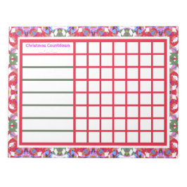 Jolly Cheerful jul Weekly Reminder Planner Anteckningsblock
