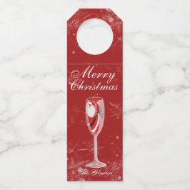 Jolly Christmas Cheers with Santa Champagne winter