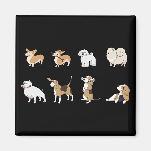 Jolly corgis magnet (Framsidan)