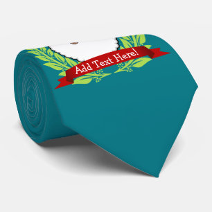 Jolly etnisk Santa beställnings- textJade Slips