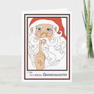 Jolly gammal St Nick för sondotter Helgkort