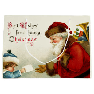 Jolly gammal värld Santa och barn
