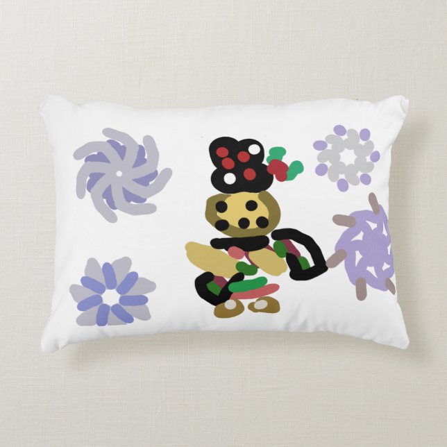 Jolly Gingerbread Prydnadskudde (Framsidan)