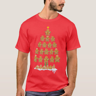 Jolly Gingerbröd Julgran Funny Gingerbröd T Shirt