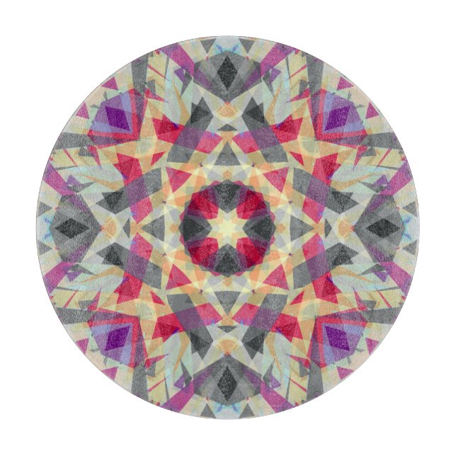 Jolly Gray Red Purple Christmas Star Kitchen Decor (Framsidan)