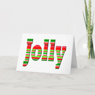 JOLLY hälsningkort för glad rand Helgkort
