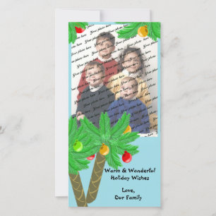 Jolly Handflatan Träd/ Photo Greeting Card Julkort