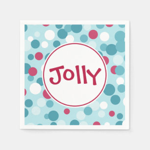Jolly Helgdag Napkins Pappersservett