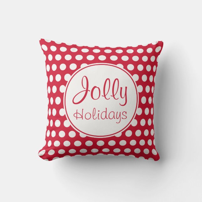 Jolly Helgdagar Pillow Kudde (Framsida)
