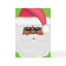 Jolly helgdagsvart eller afrikansk amerikan Santa