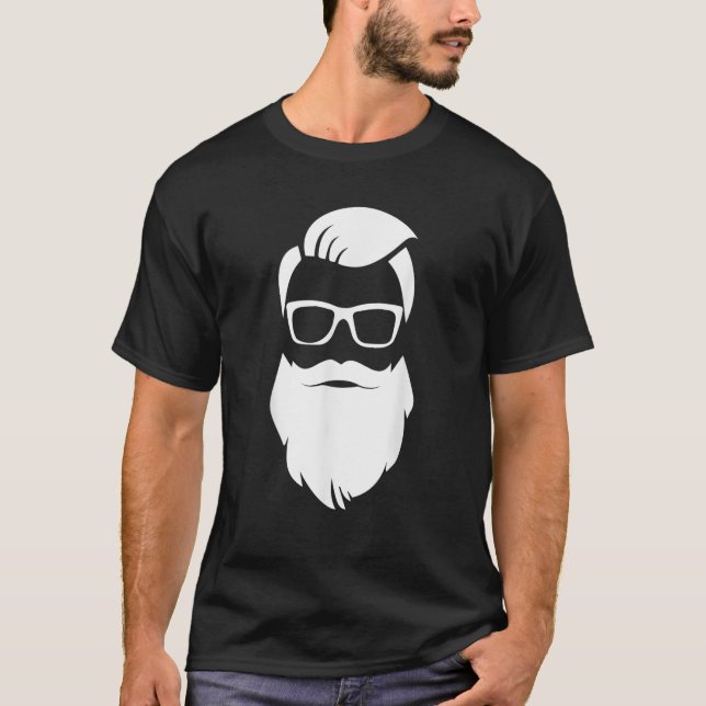 Jolly Hip Hipster Jultomten julgåva T Shirt (Framsida)
