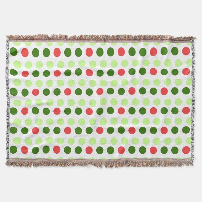 Jolly Holiday Polka Dots Filt (Framsidan)