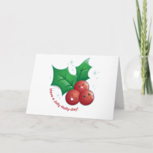 Jolly Holly Helgkort