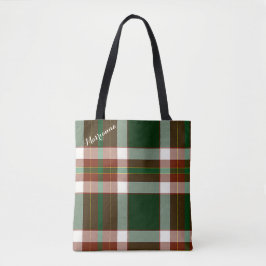 Jolly Holly plaid Tygkasse