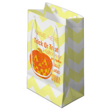 Jolly Jack o lantern Halloween fest Chevron