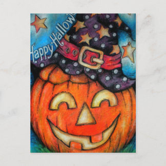 Jolly Jack - Witchy Boo - Happy halloween Vykort