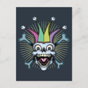 Jolly Jester Vykort