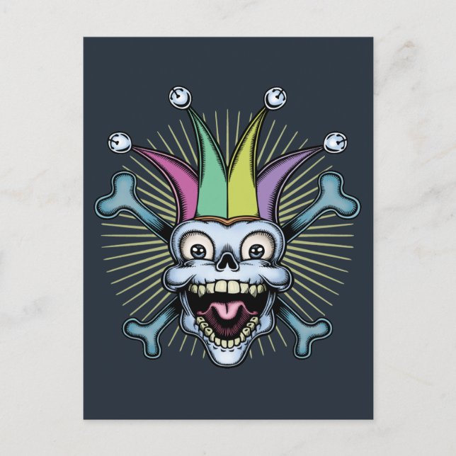 Jolly Jester Vykort (Framsida)