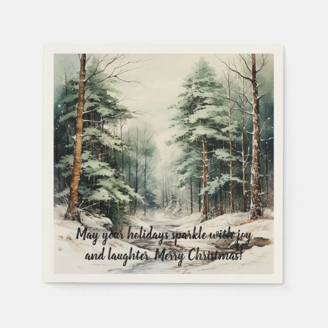 Jolly Jingles Napkin Pappersservett (Framsidan)