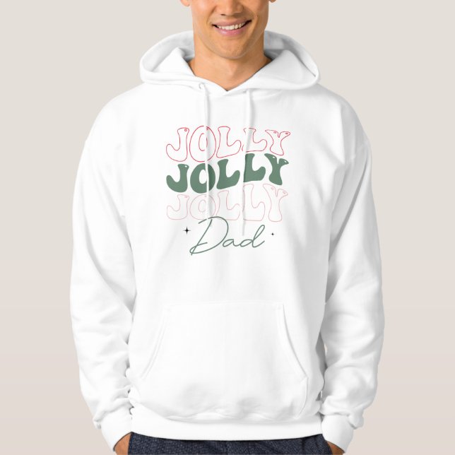 Jolly Jolly Pappa Roligt  - juljul Hoodie (Framsida)