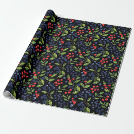 Jolly jul Berries Presenter Gift Wrap Presentpapper