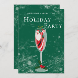 Jolly jul Cheers Santa champagne Helgdag Inbjudningar