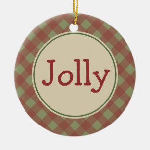 Jolly jul Ornament