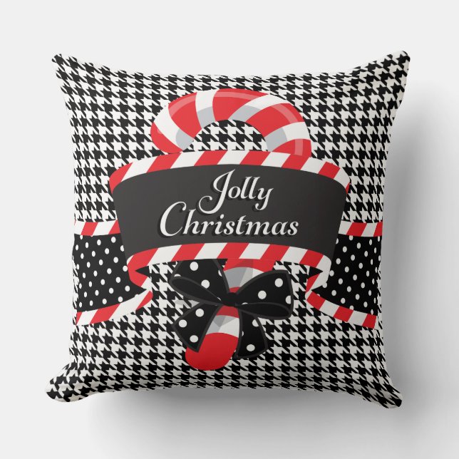 Jolly Jul /Penguin Black Play Pillow Kudde (Framsida)