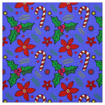 Jolly jul Poinsettia Holly Candy cane