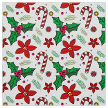 Jolly jul Poinsettia Holly Candy cane