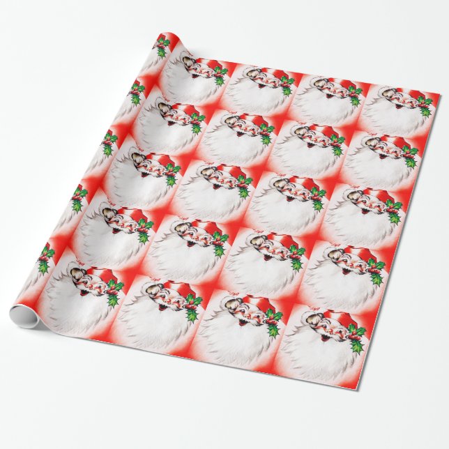 Jolly julhälsningar presentpapper (Utrullad)