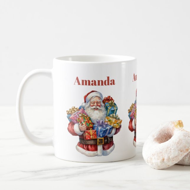 Jolly Jultomten Classic-jul Kaffemugg (Med munk)
