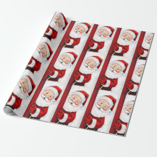 Jolly Jultomten Illustration Presentpapper