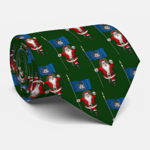 Jolly Jultomten med Flagga Utah Slips