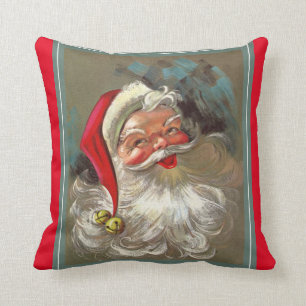 Jolly jultomten vintageRoly för Poly järnek Kudde