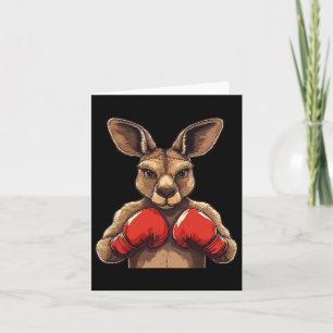 Jolly Kangaroo med handskar för en Roligt-strid Kort