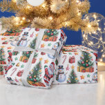 Jolly Kawaii Presentpapper<br><div class="desc">Fira julens magi med den här Jolly Kawaii Wrapping Papper! Med fromma Santas,  snögubbar och festive träd förvandlar det varje gåva till ett beundransvärt mästerverk i helgdag. Det är perfekt för att sprida glädje i säsong! Det är en  som är skapad med vibrerande färg och förstklassig kvalitet!</div>