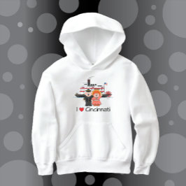 Jolly Kins I Kärlek Cincinnati Hoodie T Shirt