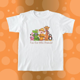 Jolly Kins Vild Zoo Friends T-Shirt
