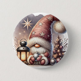 Jolly Little Gnome Button  Knapp