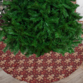 Jolly Little Pepparkaksgubbes jul Julgransmatta Borstad Polyester