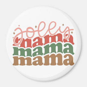 Jolly Mamma Retro Groovy Helgdagars jul Magnet