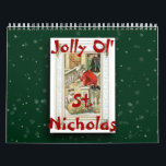 Jolly Ol' St. Nicholas Calendar 2023 Kalender<br><div class="desc">Njut av Jultomten hela året! Kalendern skapades i Photoshop Inslag 7 med vintage bild i Jultomten (eller St. Nicholas om du vill). Bakgrunden skapades med penslar från obsidiandawn.com. Förutom julen,  betrakta en kalender som en skolpresent till ett college student,  en hemmauppvärmningspremie eller en födelsedagspresent som ge.</div>