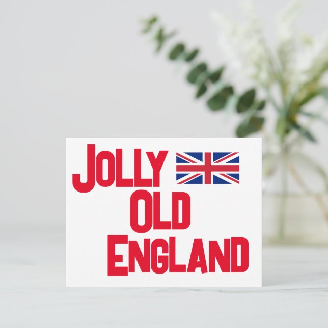 Jolly Old England-vykort Vykort (Stående Fram)